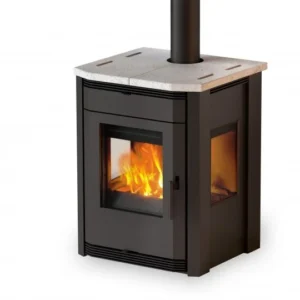 MBS Eva – Holzofen mit drei Glasseiten